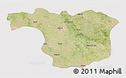 Satellite 3D Map of Aligarh, cropped outside
