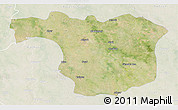 Satellite 3D Map of Aligarh, lighten