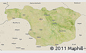 Satellite 3D Map of Aligarh, shaded relief outside
