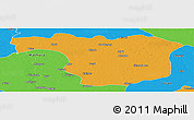 Political Panoramic Map of Aligarh