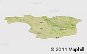 Satellite Panoramic Map of Aligarh, cropped outside