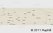 Shaded Relief Panoramic Map of Aligarh