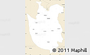 Classic Style Simple Map of Azamgarh