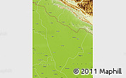 Physical Map of Bahraich