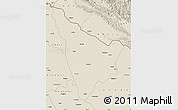 Shaded Relief Map of Bahraich