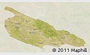 Satellite 3D Map of Ballia, lighten