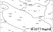 Blank Simple Map of Ballia