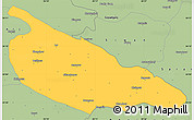 Savanna Style Simple Map of Ballia