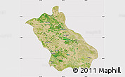 Satellite Map of Barabanki, cropped outside