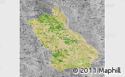 Satellite Map of Barabanki, desaturated