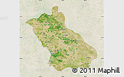 Satellite Map of Barabanki, lighten