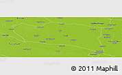 Physical Panoramic Map of Basti