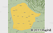 Savanna Style Map of Bijnor