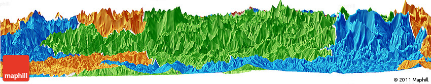 Political Horizon Map of Chamoli