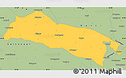 Savanna Style Simple Map of Faizabad
