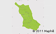 Physical Map of Farrukhabad, cropped outside