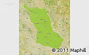 Physical Map of Farrukhabad, satellite outside