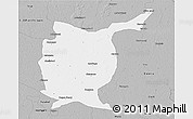 Gray 3D Map of Gorakhpur