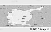 Gray Panoramic Map of Gorakhpur