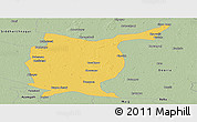 Savanna Style Panoramic Map of Gorakhpur