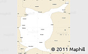 Classic Style Simple Map of Gorakhpur