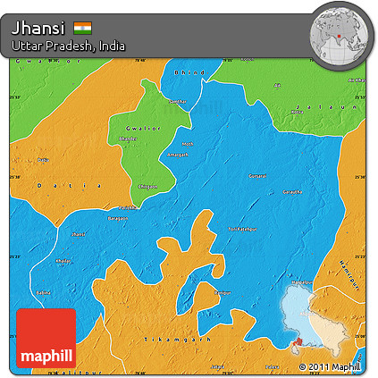 Political Map of Jhansi
