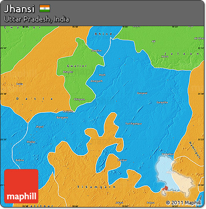 Political Map of Jhansi
