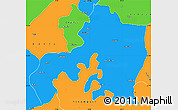 Political Simple Map of Jhansi