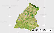 Satellite Map of Saharanpur, cropped outside