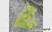 Satellite Map of Saharanpur, desaturated