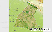 Satellite Map of Saharanpur, physical outside