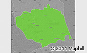 Political Map of Sitapur, desaturated