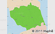 Political Map of Sitapur, lighten