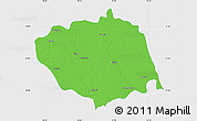 Political Map of Sitapur, single color outside