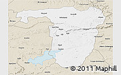 Classic Style 3D Map of Sonbhadra