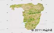 Satellite Map of Sonbhadra, cropped outside