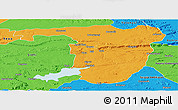 Political Panoramic Map of Sonbhadra