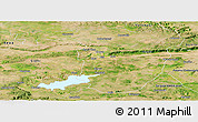 Satellite Panoramic Map of Sonbhadra
