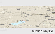 Shaded Relief Panoramic Map of Sonbhadra