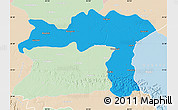 Political Map of Varanasi, lighten