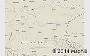 Shaded Relief Map of Varanasi