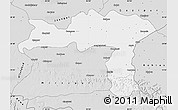 Silver Style Map of Varanasi