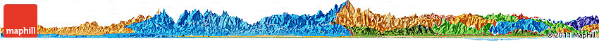 Satellite Horizon Map of West Bengal, political shades outside