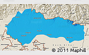 Political Map of Jalpaiguri, shaded relief outside