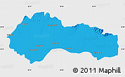 Political Map of Jalpaiguri, single color outside
