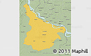 Savanna Style 3D Map of Murshidabad