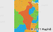 Political Map of Nadia (Krishnanagar)