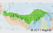 Political Map of Kab. Buleleng, lighten