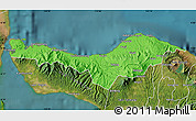 Political Map of Kab. Buleleng, satellite outside
