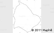 Blank Simple Map of Kab. Karang Asem, cropped outside, no labels